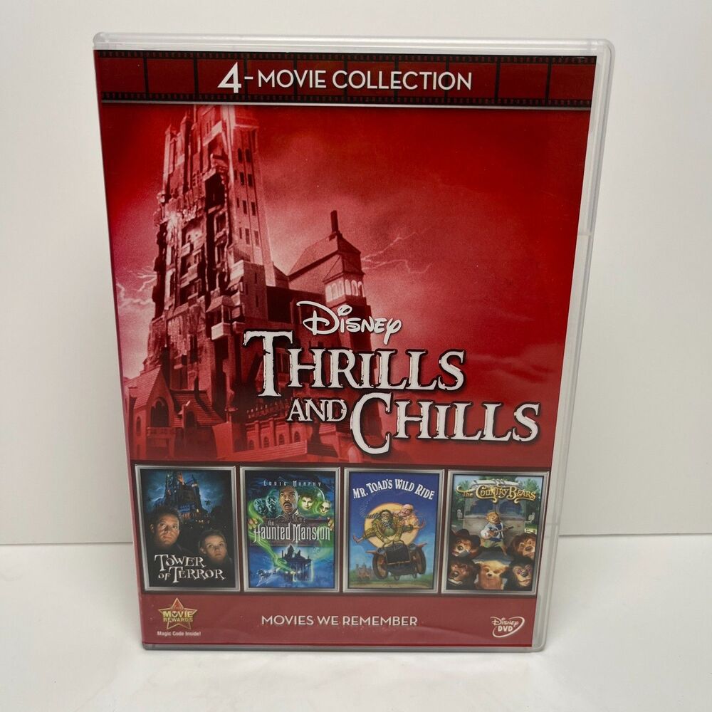 Disney Thrills And Chills: 4 Movie Collection (DVD, 2012, 4-Disc Set)